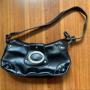 Black leather small purse
